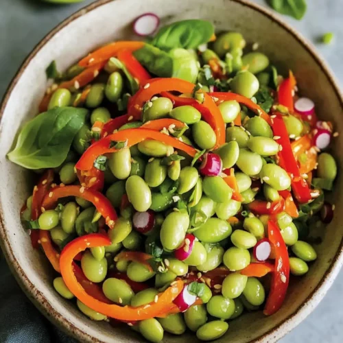 Quick Roasted Edamame Salad