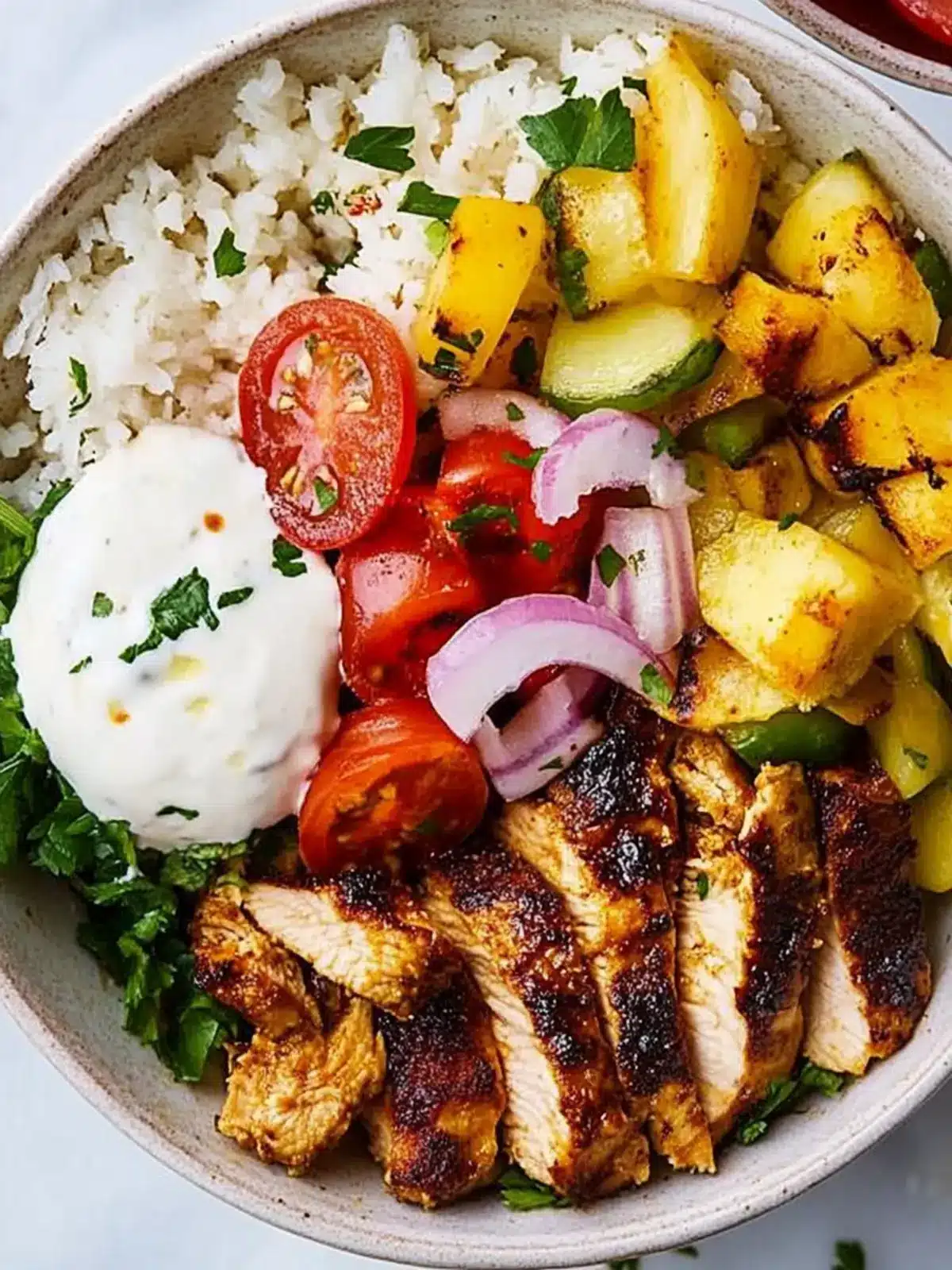 Chicken Shawarma Bowls