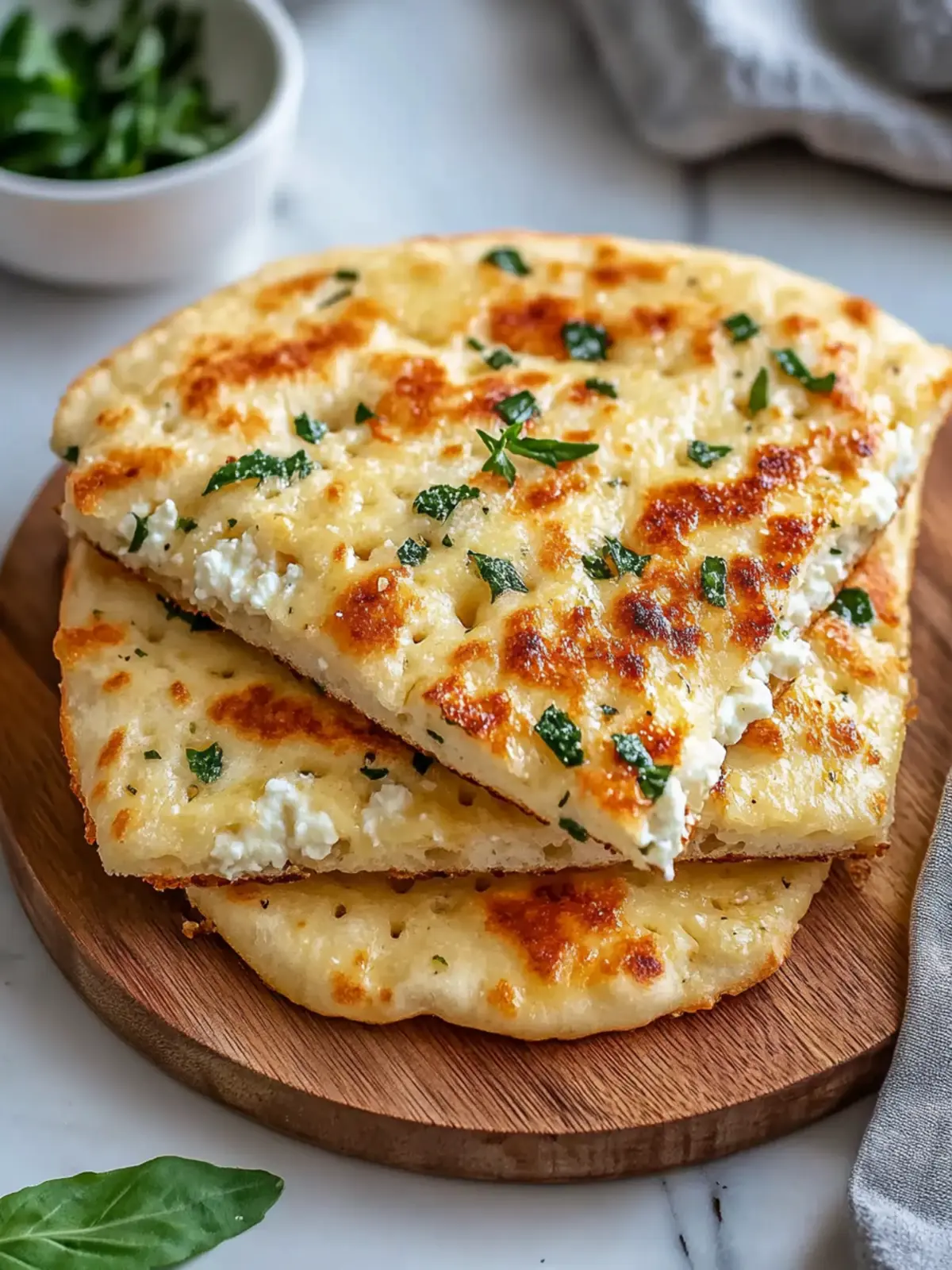 Gluten-Free Air Fryer Cottage Cheese Flatbread