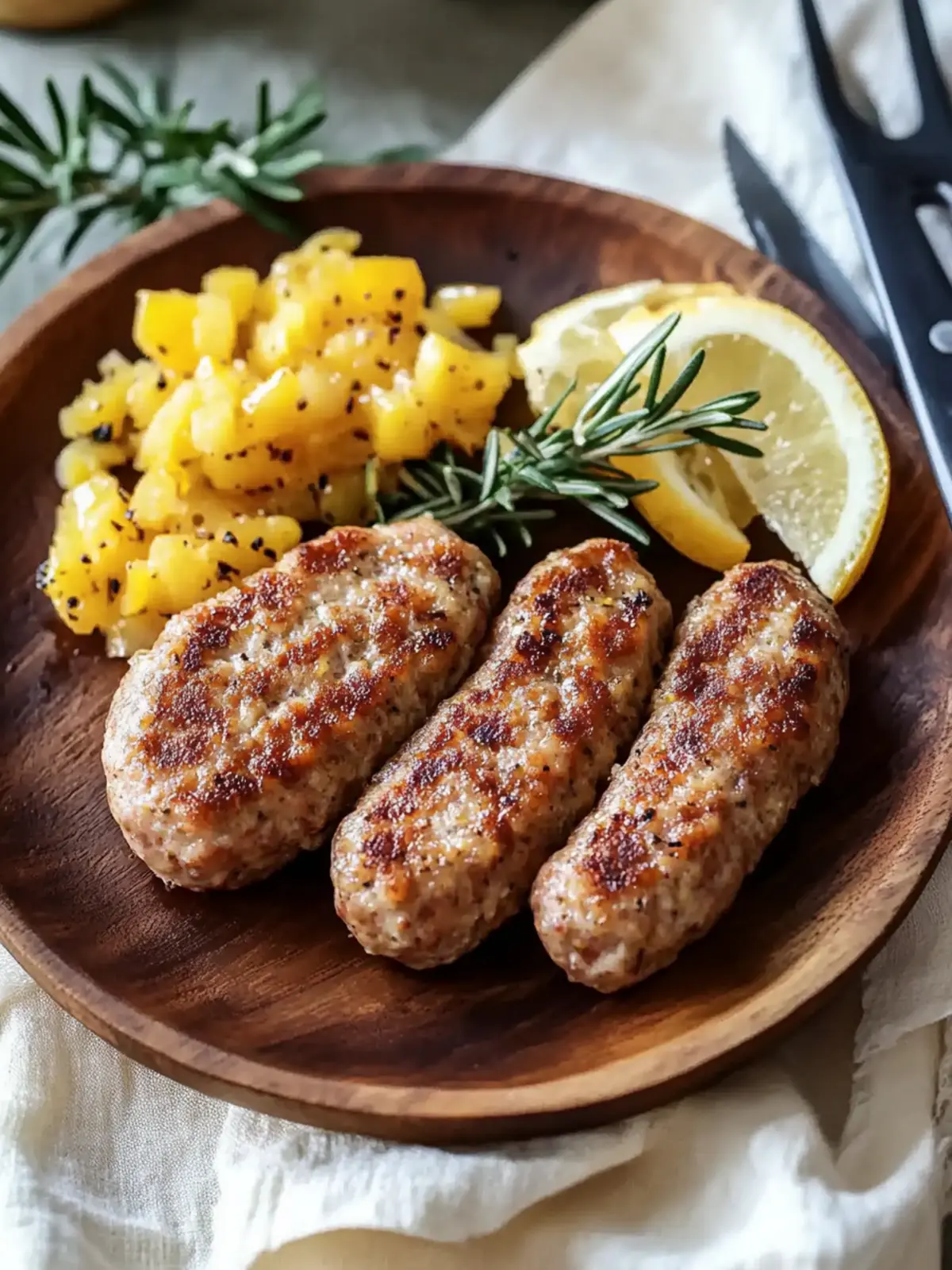 Tasty Ground Turkey Breakfast Sausage