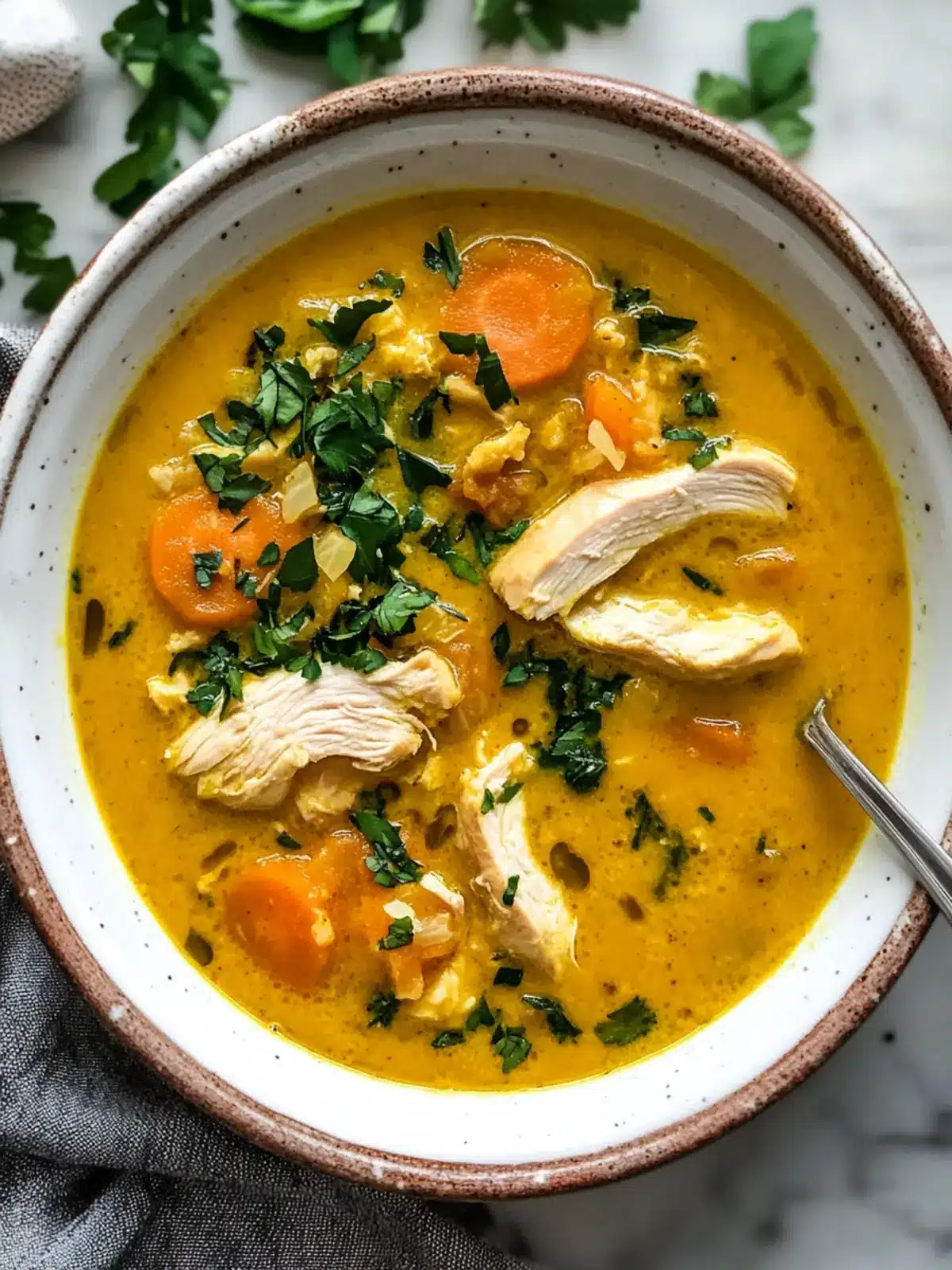 turmeric chicken soup