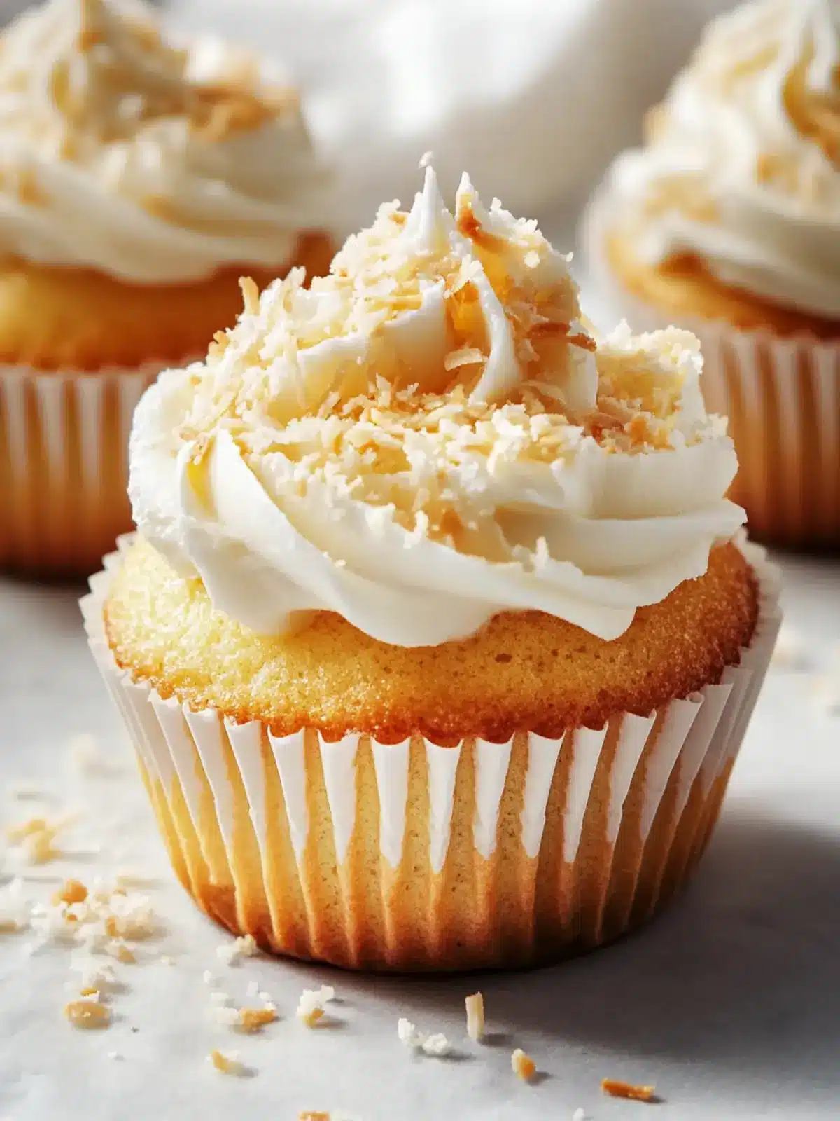 Coconut Cream Cupcakes