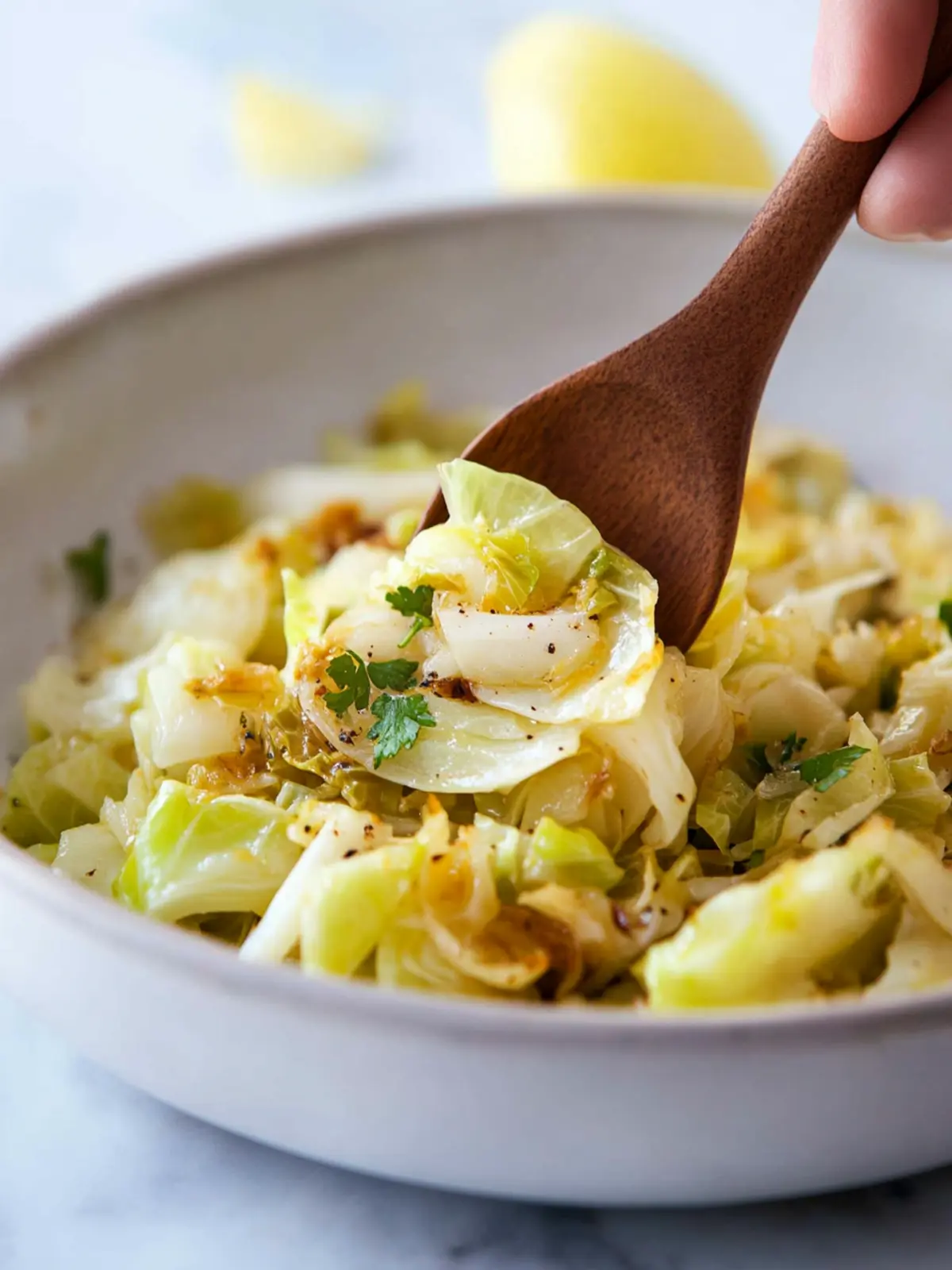 Garlic Sauteed Cabbage
