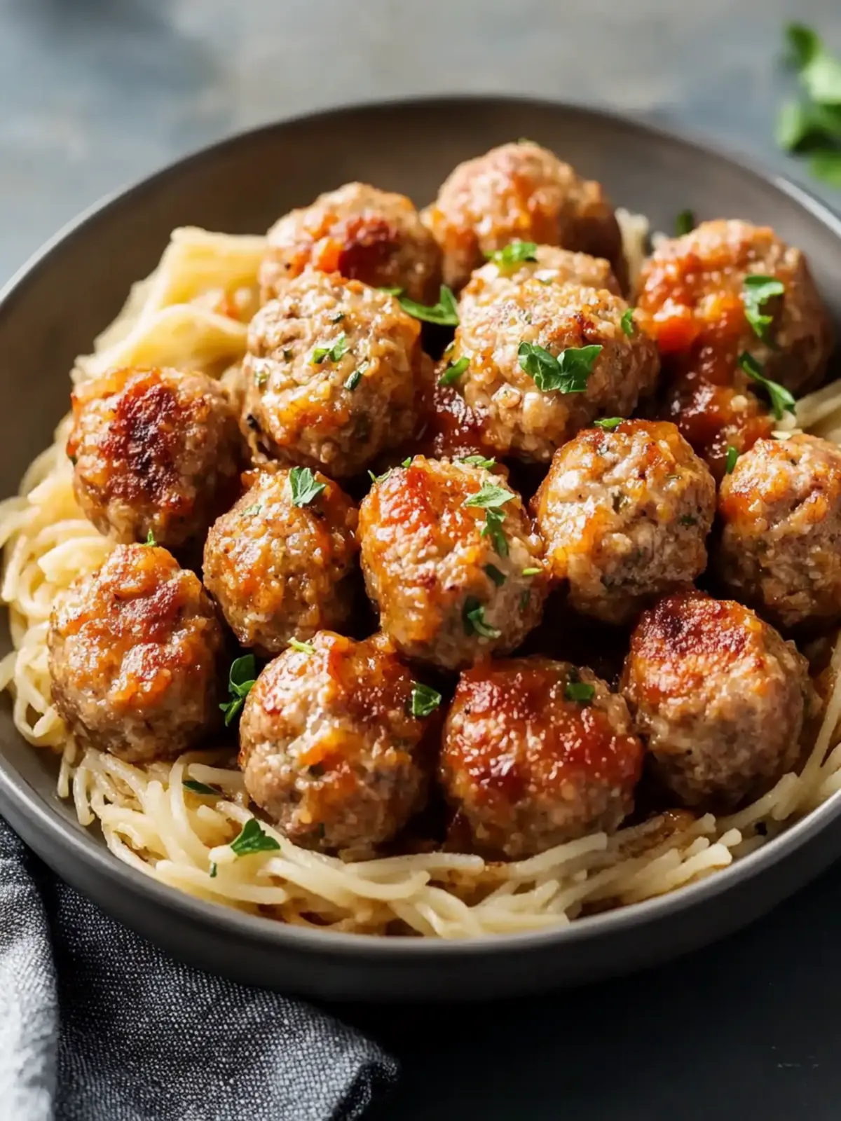 Ground Turkey Sausage Meatballs