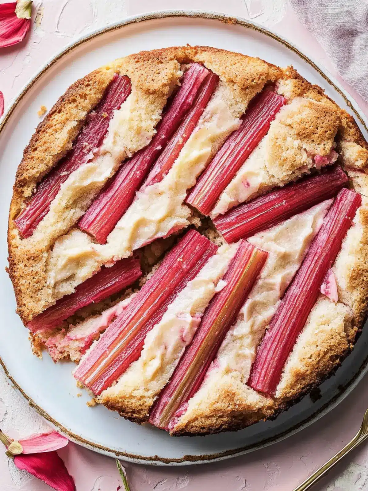 Rhubarb Cake