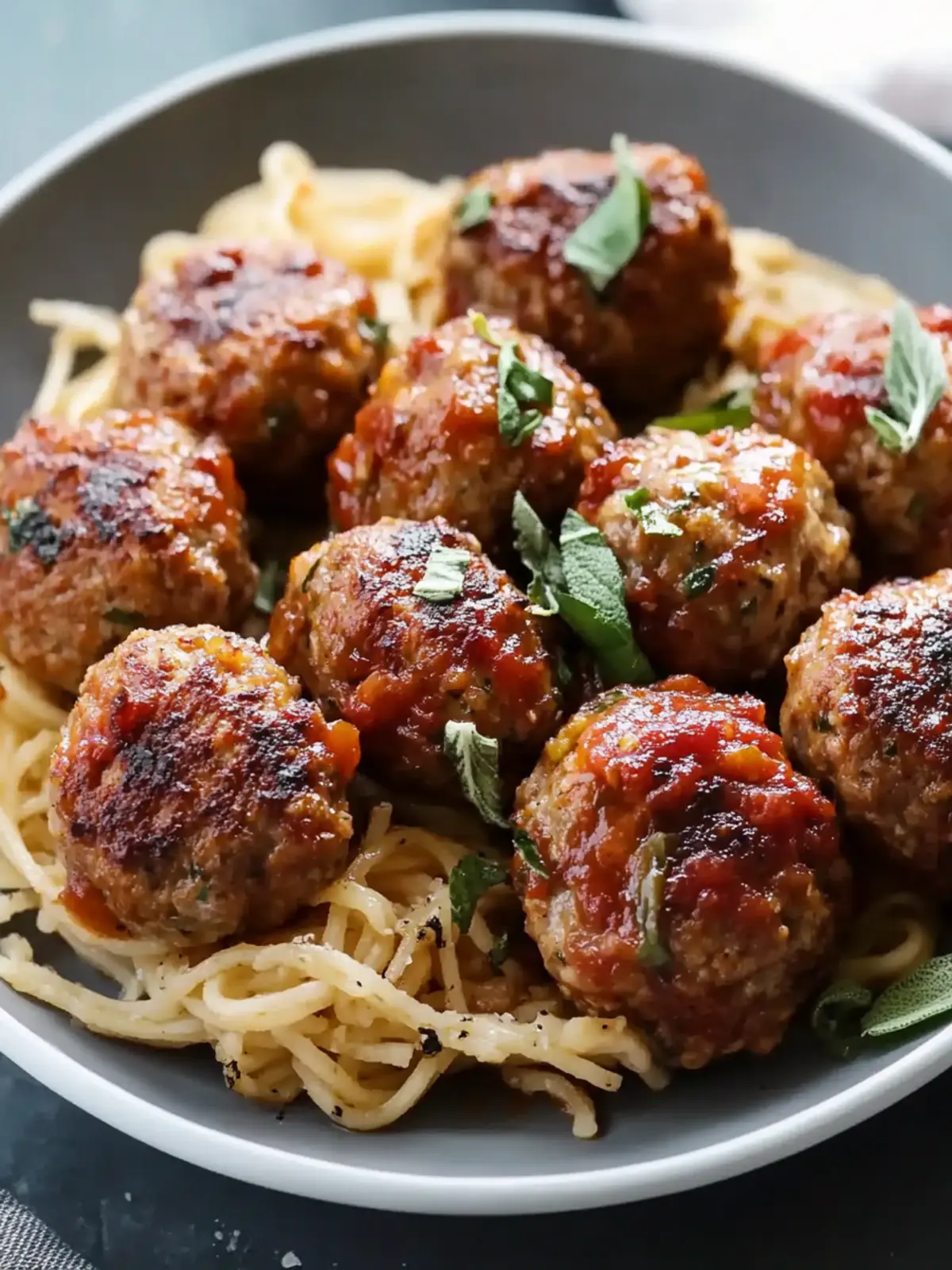 Ground Turkey Sausage Meatballs