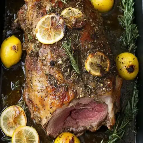 roasted leg of lamb recipe