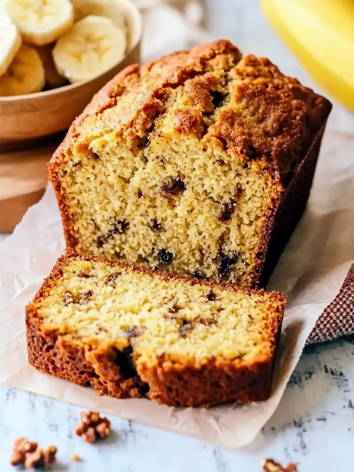 3 Ingredient Banana Bread