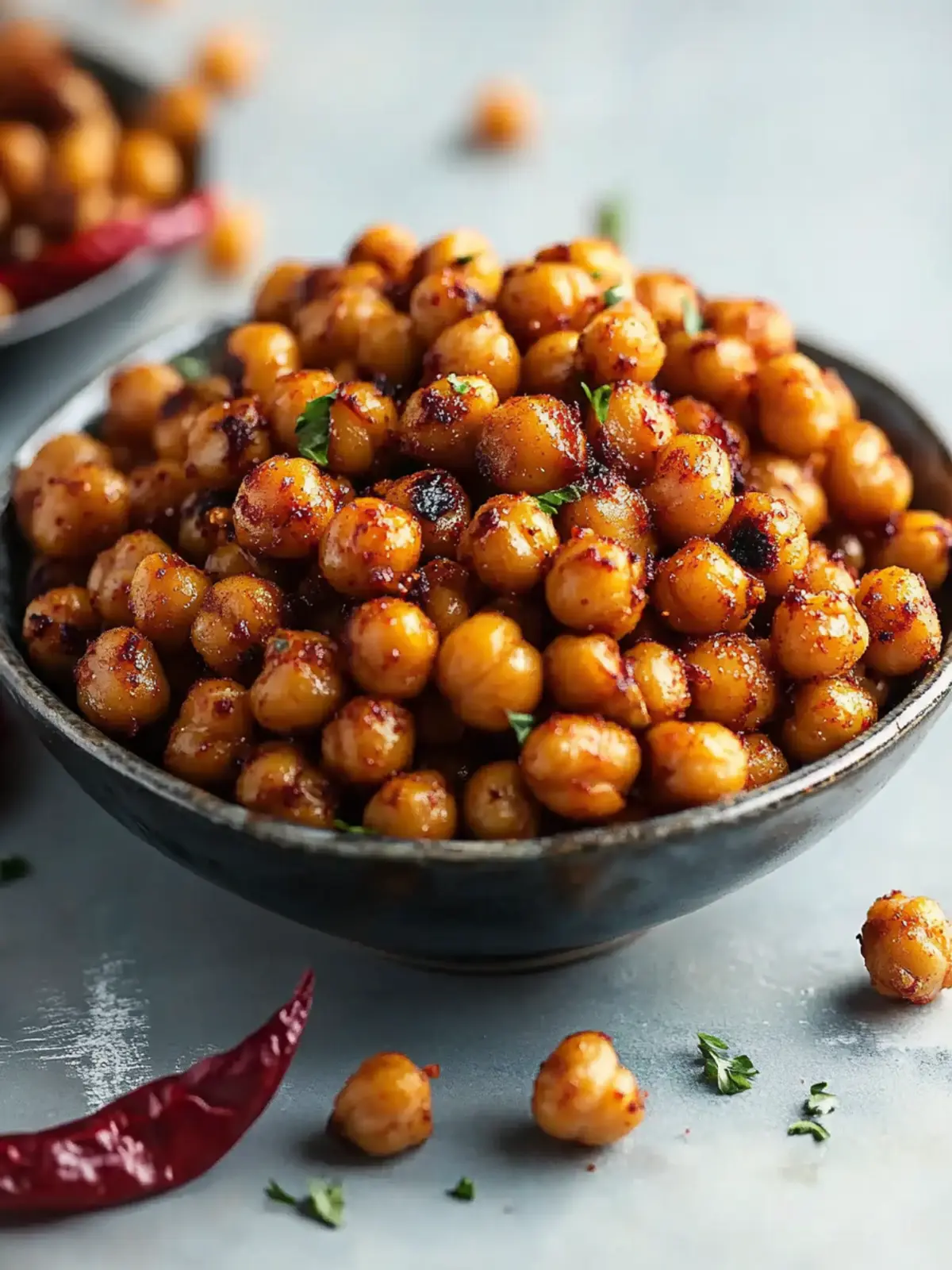 Mouthwatering Spicy Roasted Chickpeas