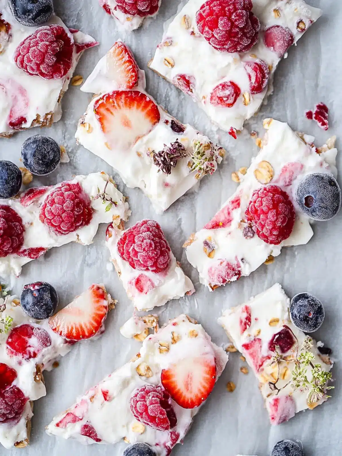 Frozen Yogurt Bark