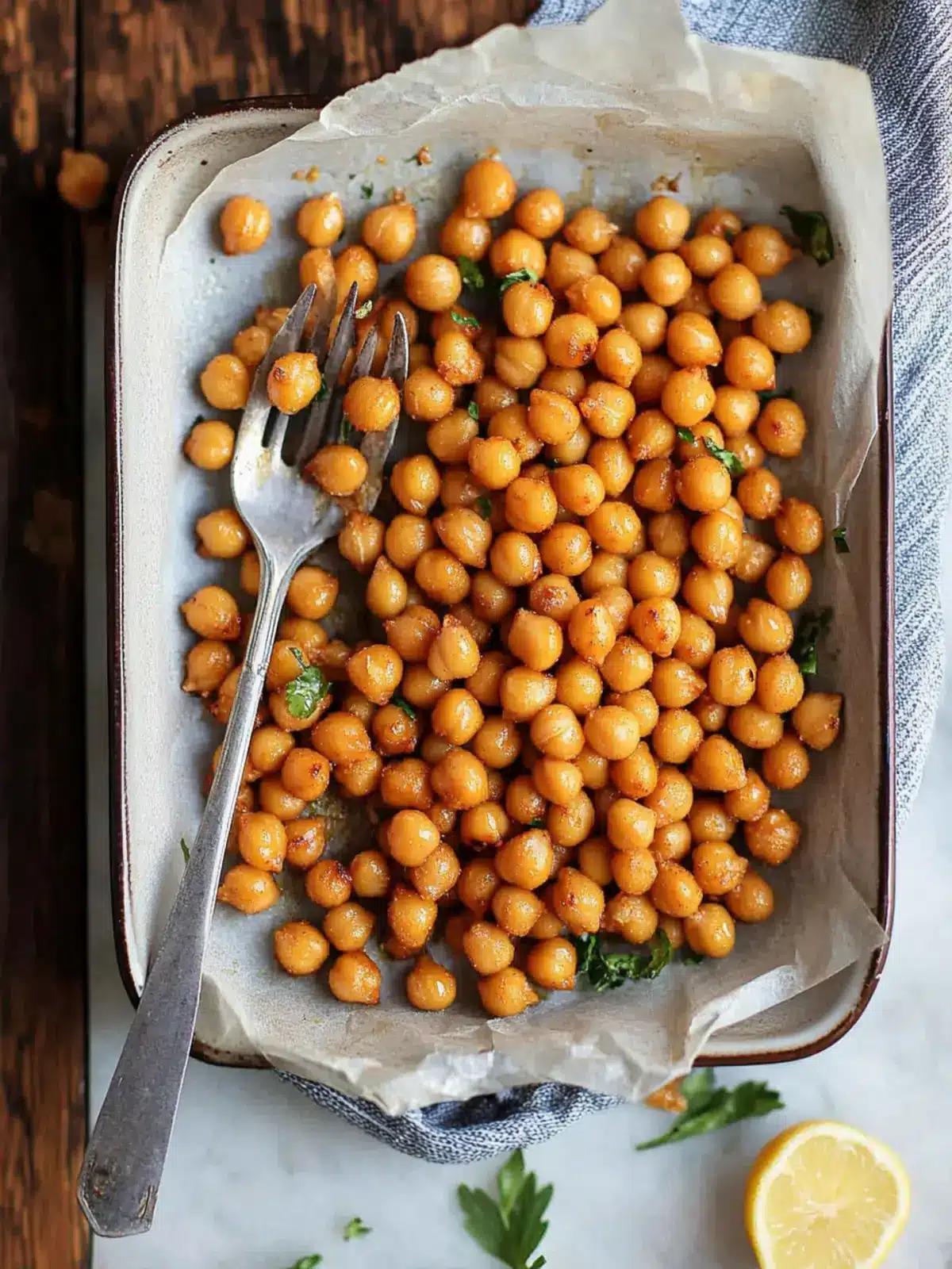 Crispy Roasted Chickpeas