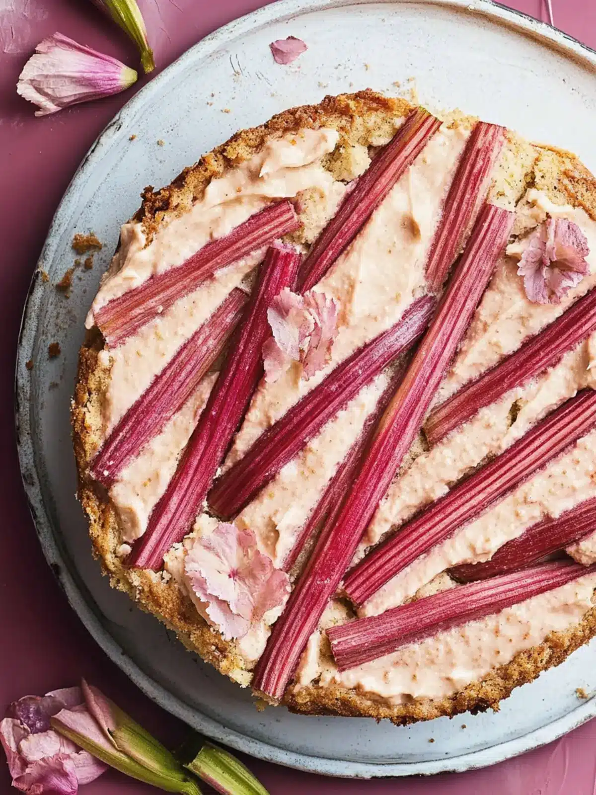 Rhubarb Cake