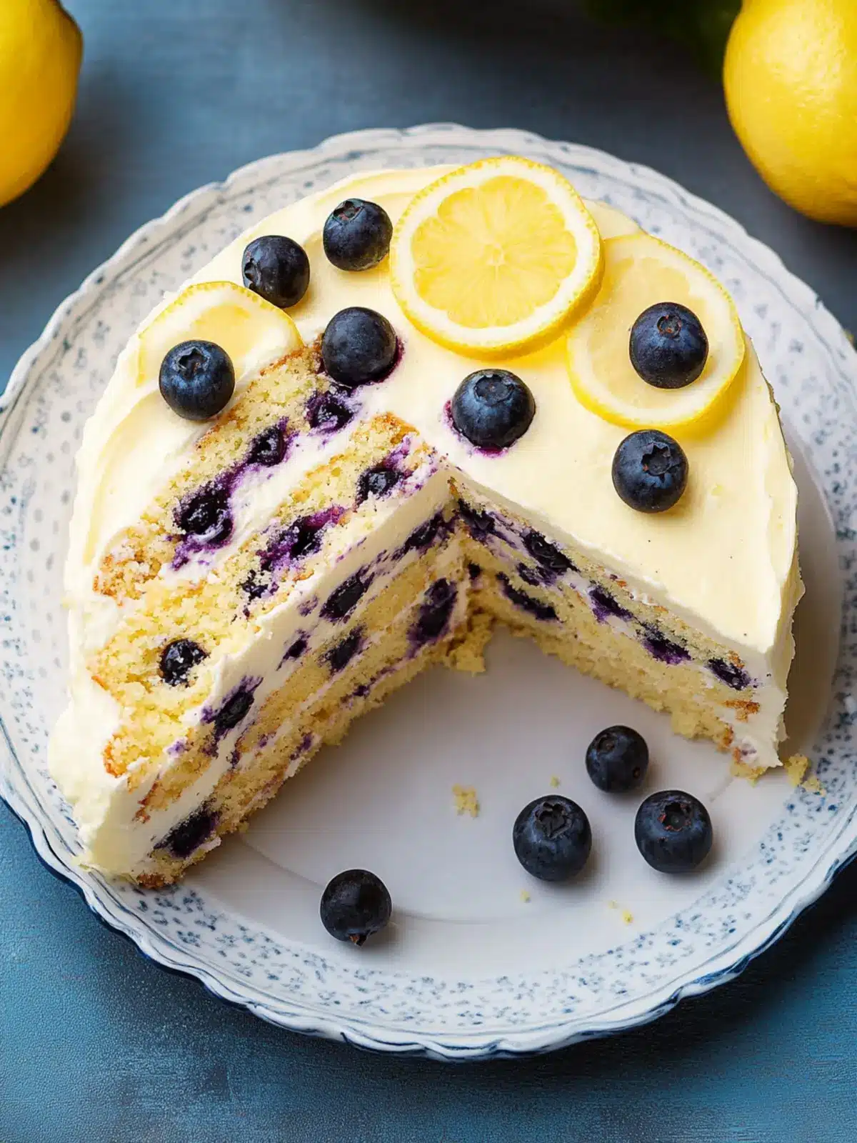 Lemon Blueberry Cake