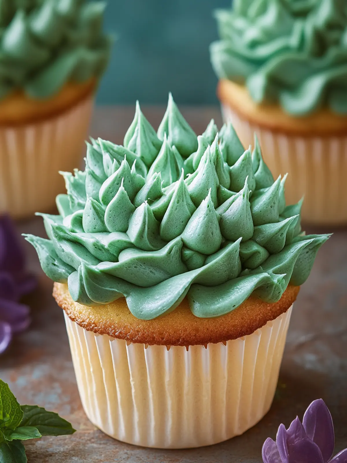 Succulent Cupcakes