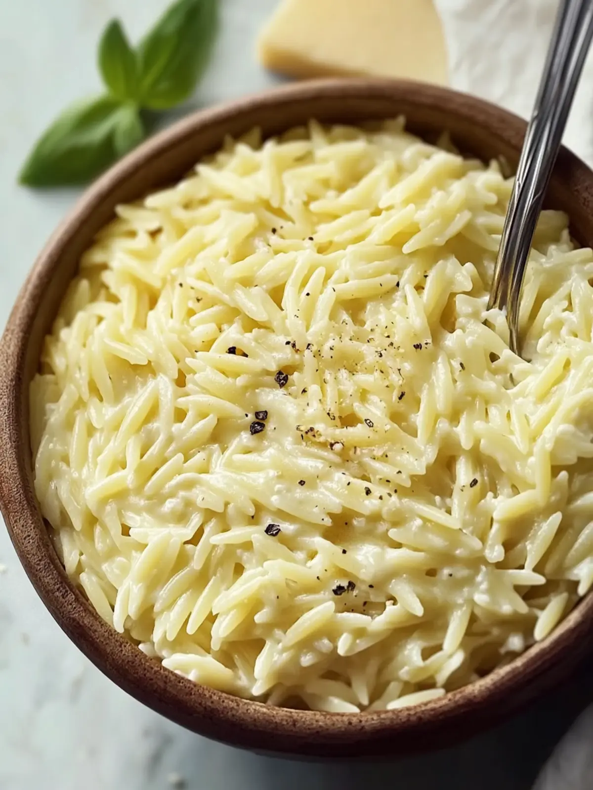 Creamy Cottage Cheese Orzo