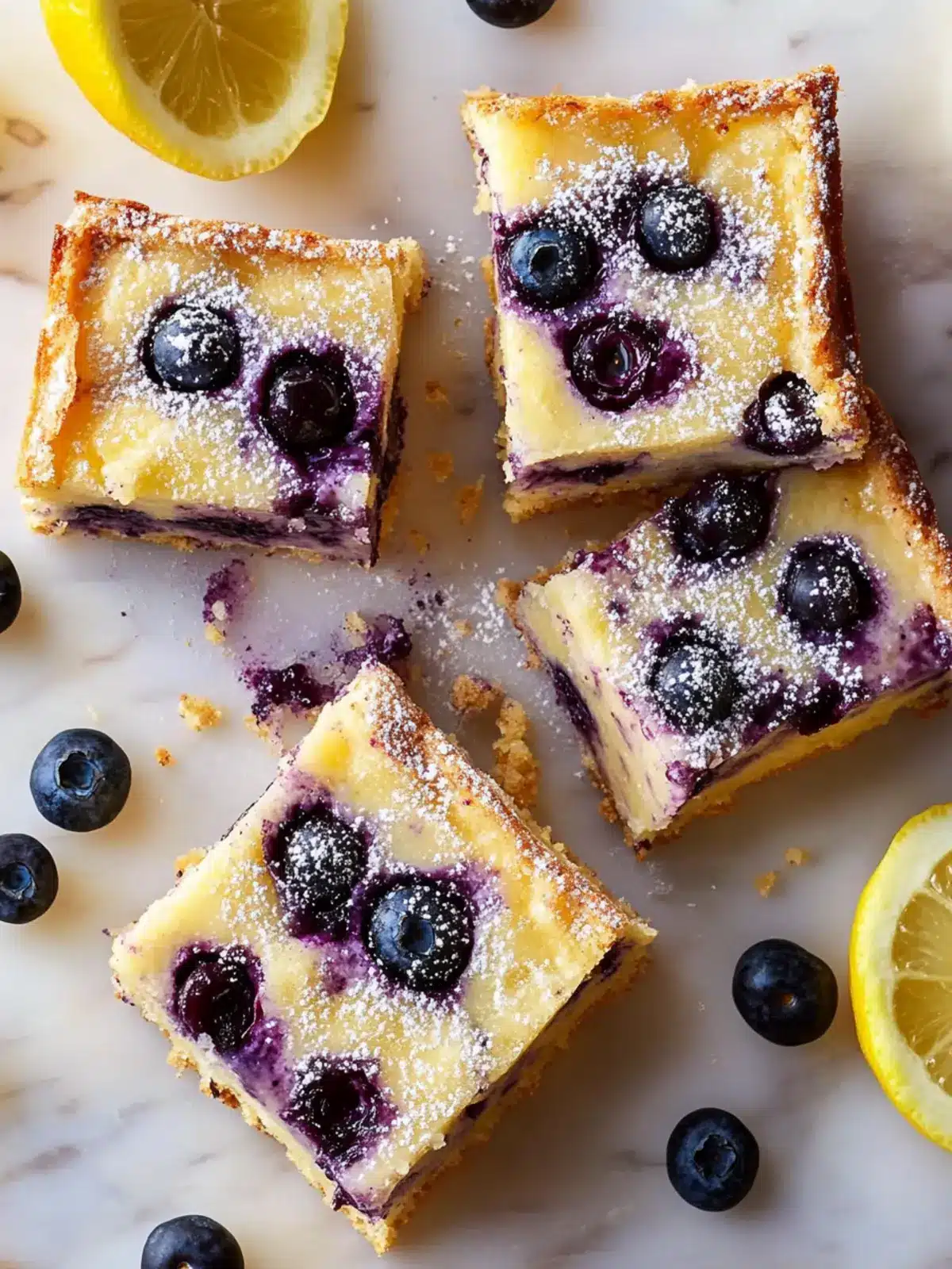 Lemon Blueberry Bar