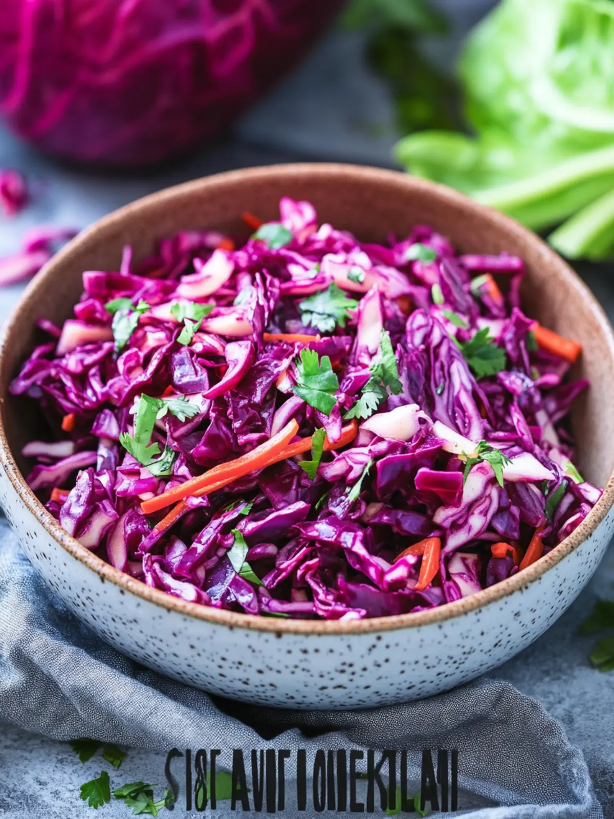 Red Cabbage Slaw Recipe