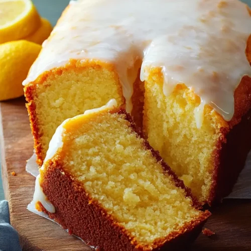 Glazed Lemon Olive Oil Pound Cake