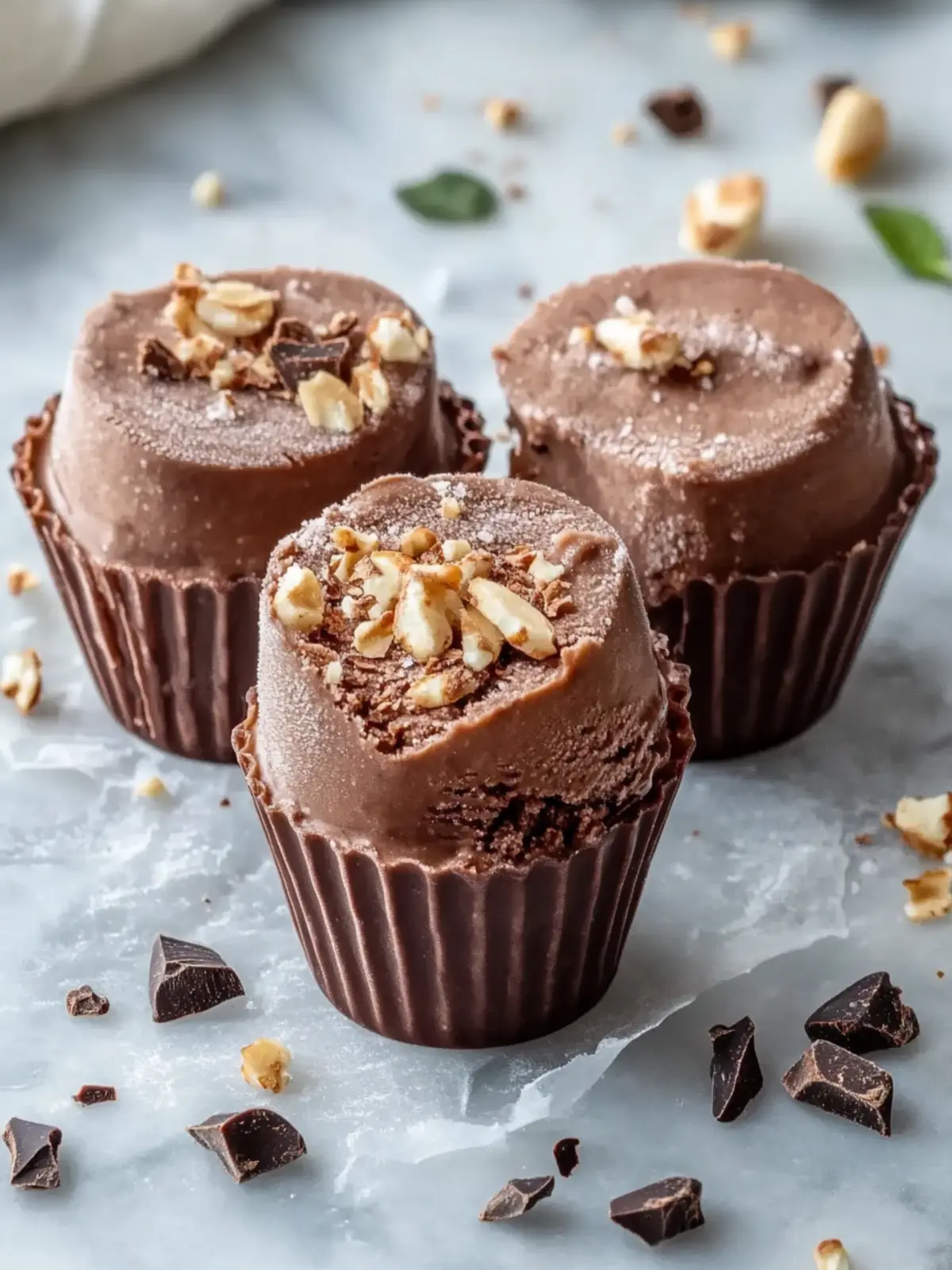 Chocolate Frozen Yogurt Bites