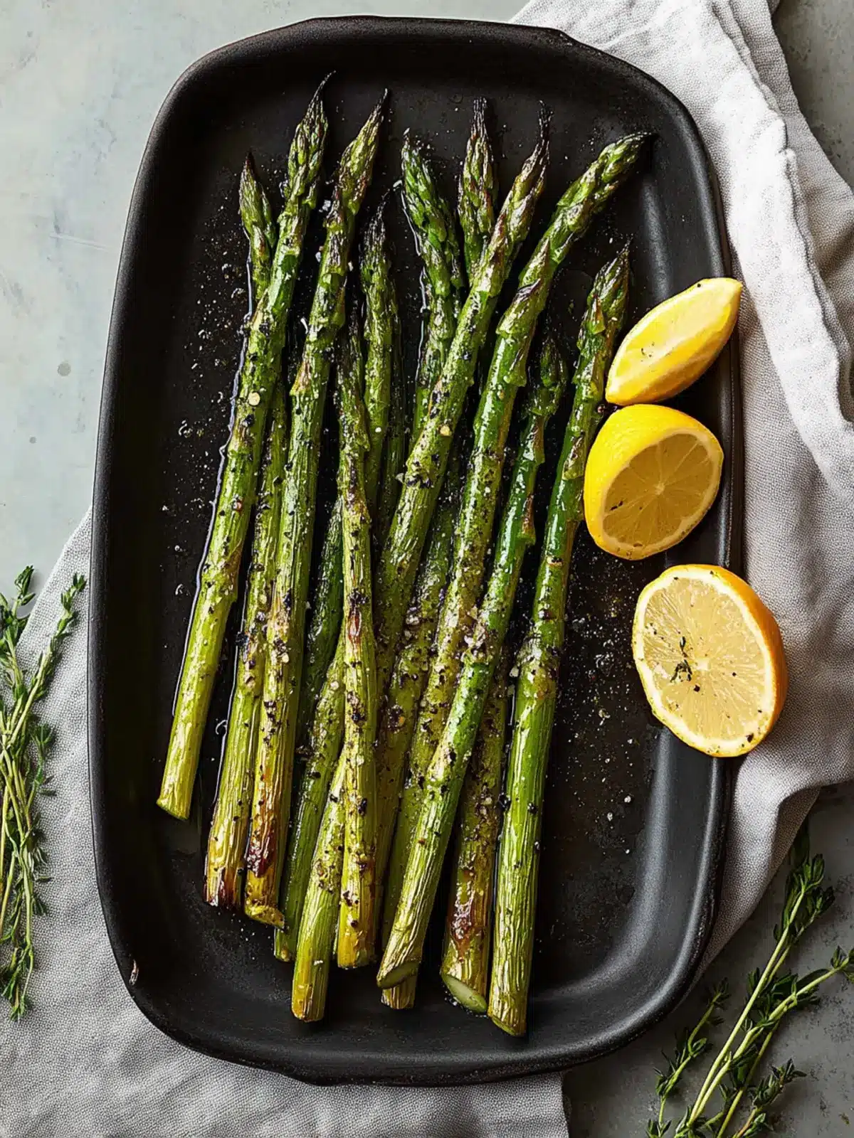 roasted asparagus