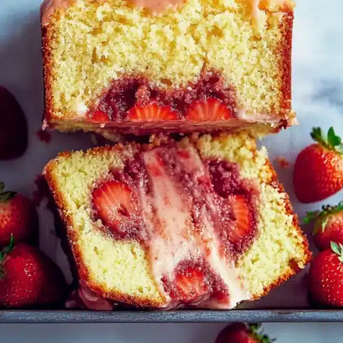 Strawberry Pound Cake