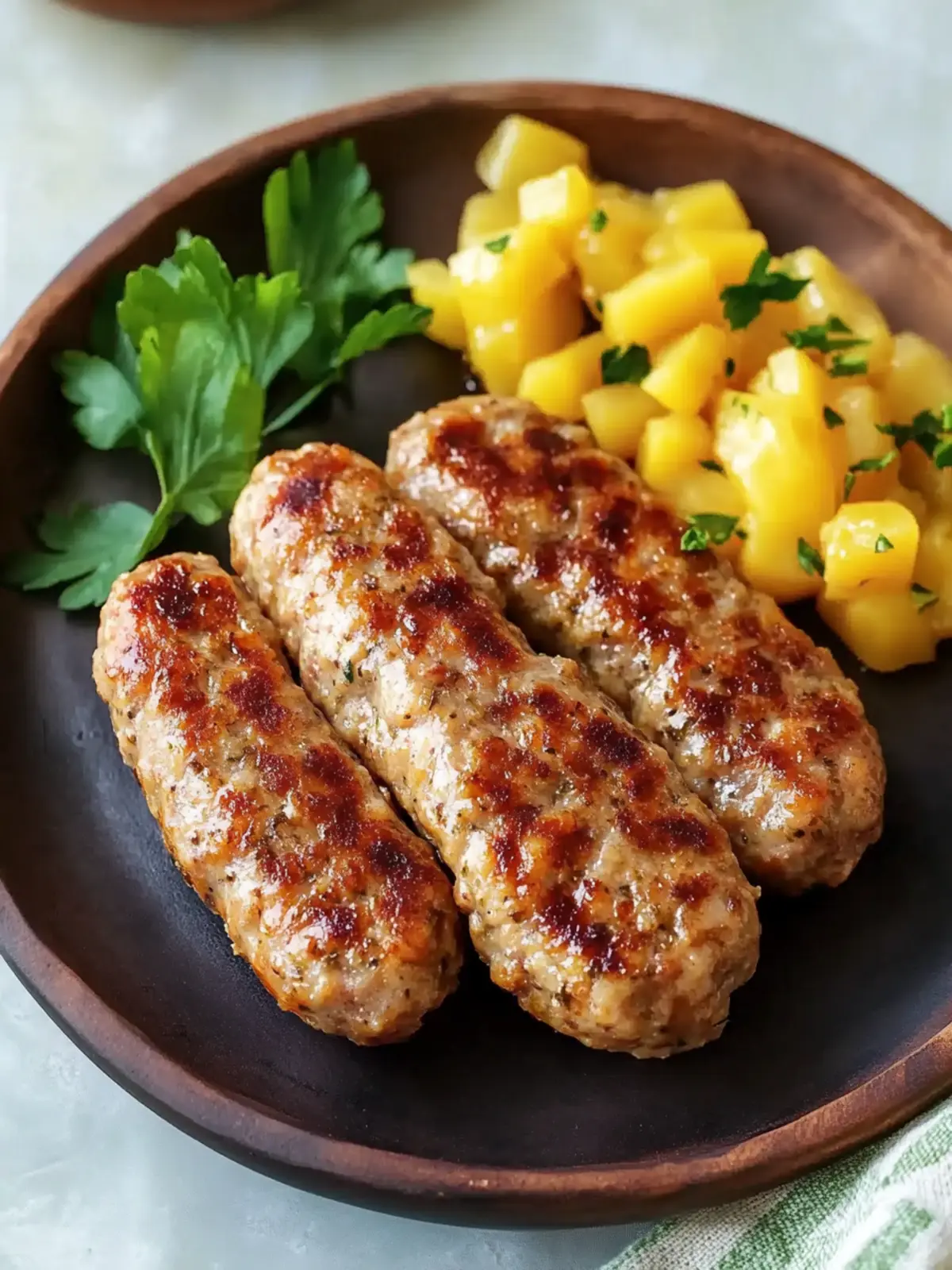 Tasty Ground Turkey Breakfast Sausage