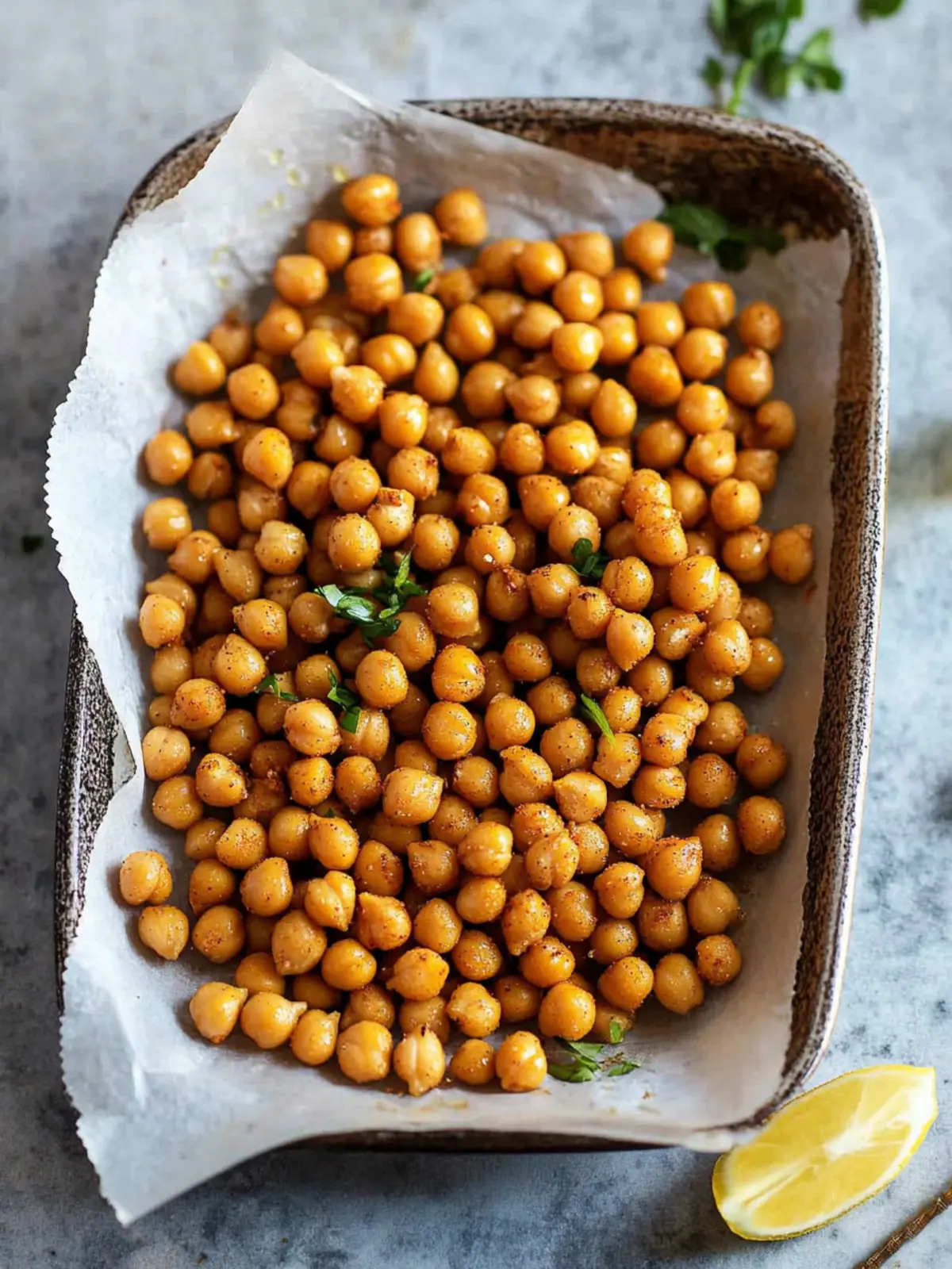 Crispy Roasted Chickpeas