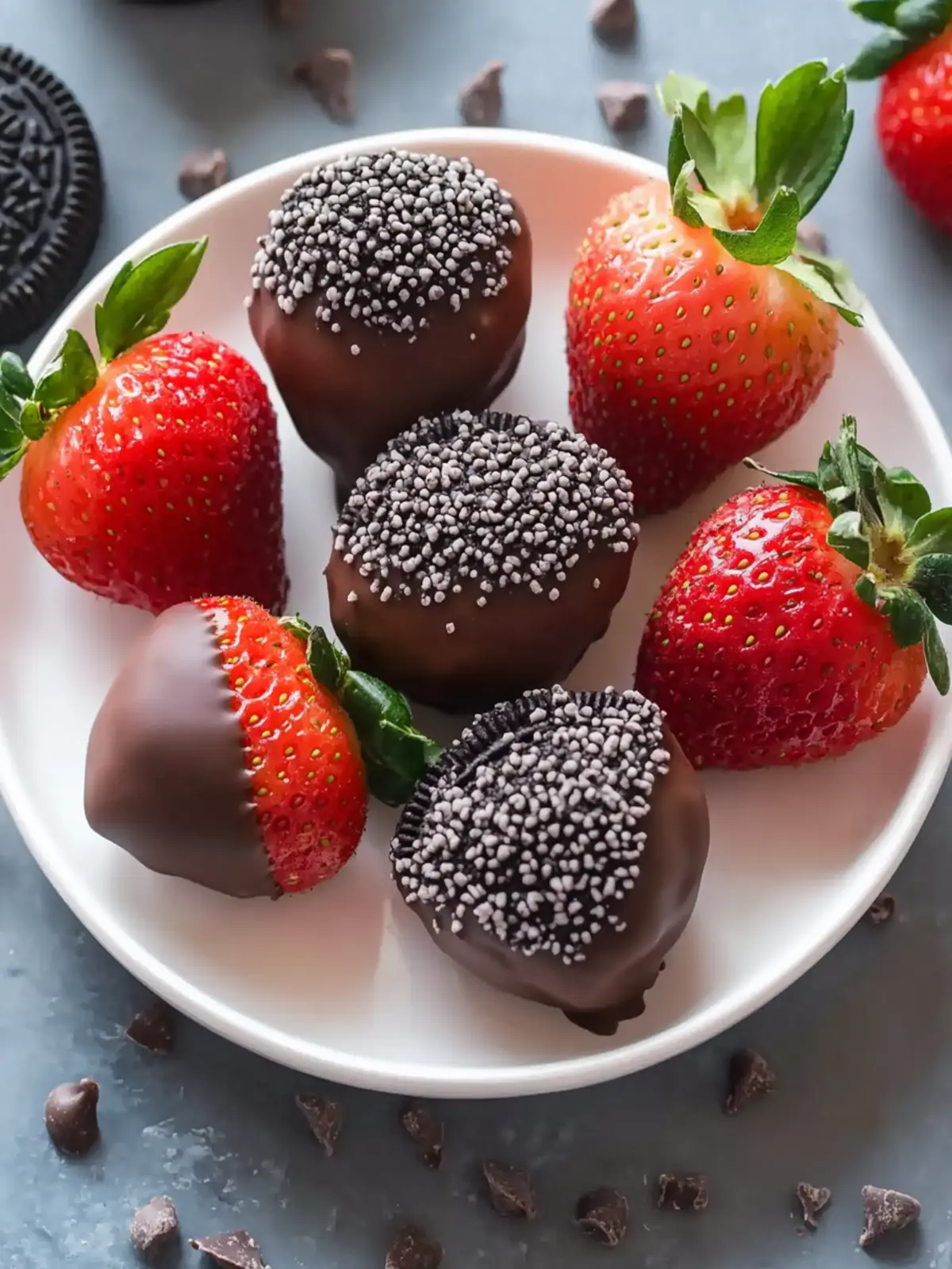 Indulgent Oreo Chocolate Covered Strawberries