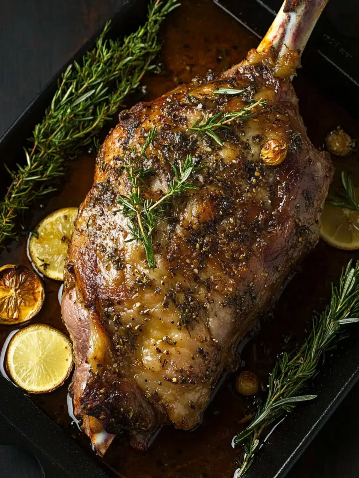 roasted leg of lamb recipe