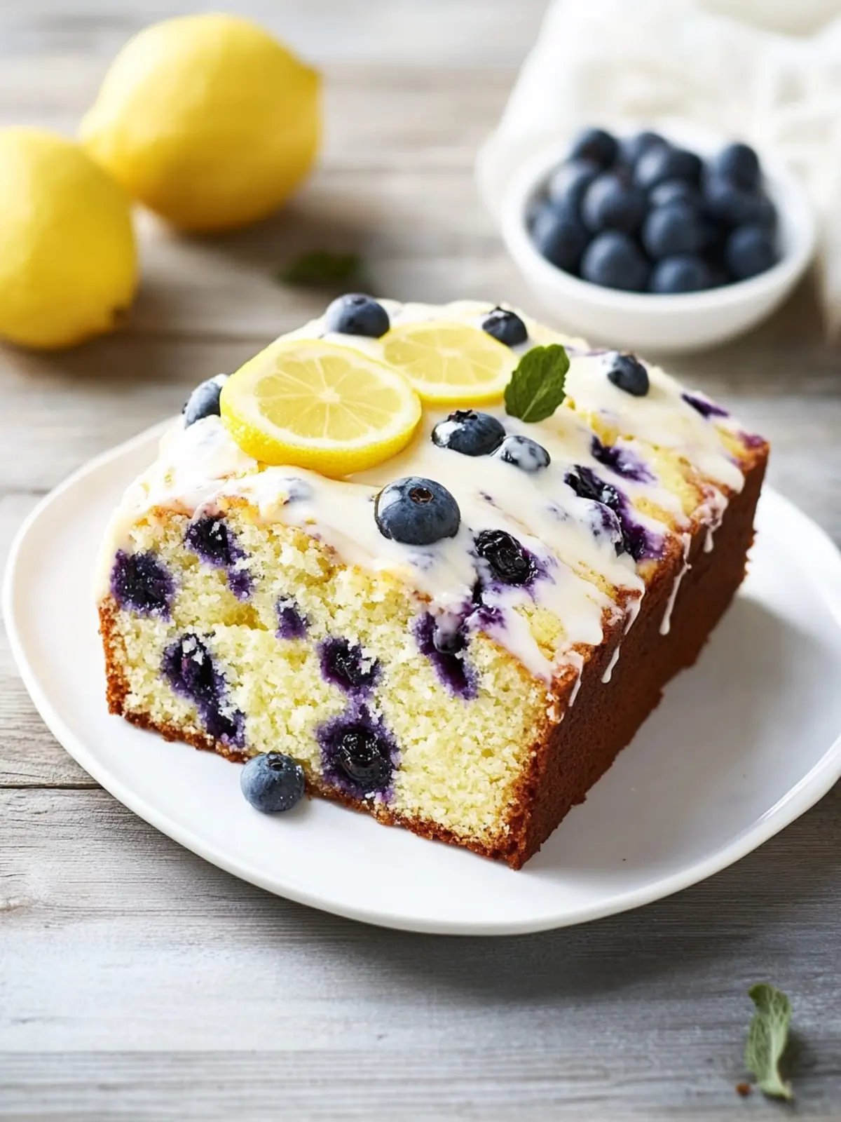 Lemon-Blueberry Pound Cake