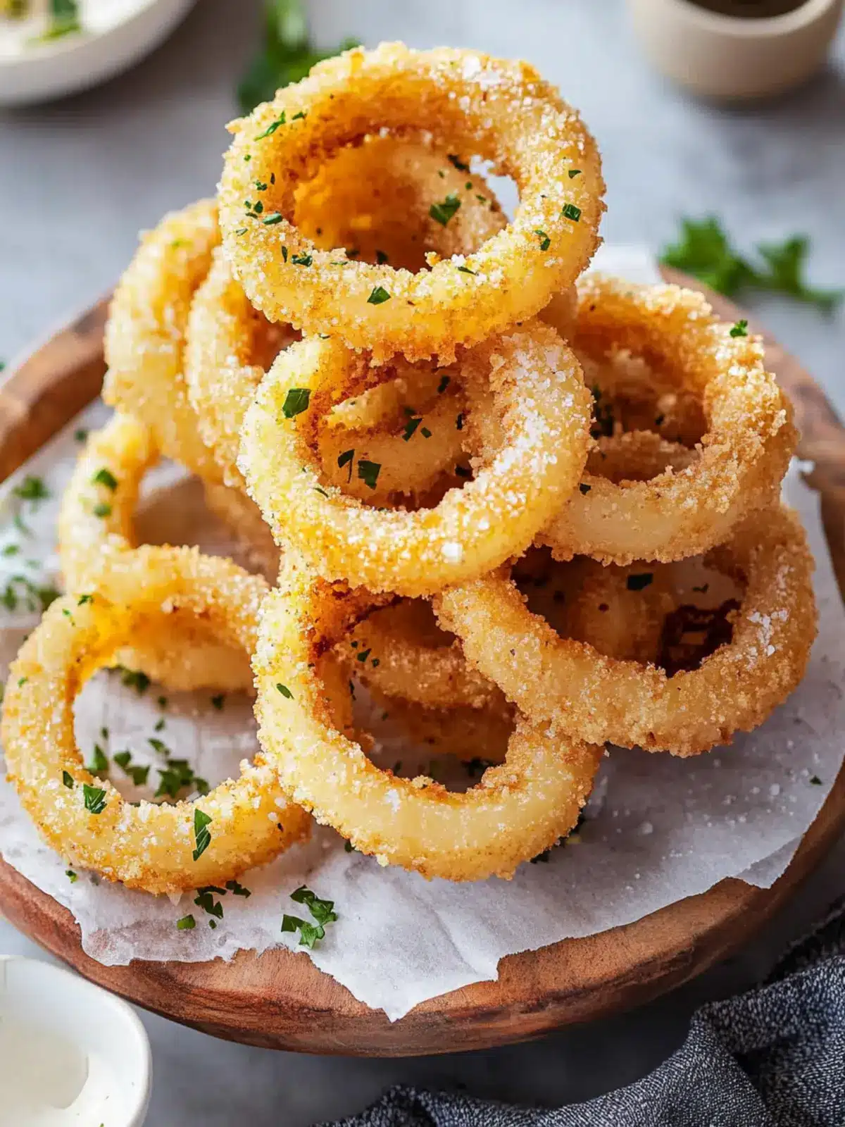 Crispy Air Fryer Onion Rings for Guilt-Free Snacking Delight