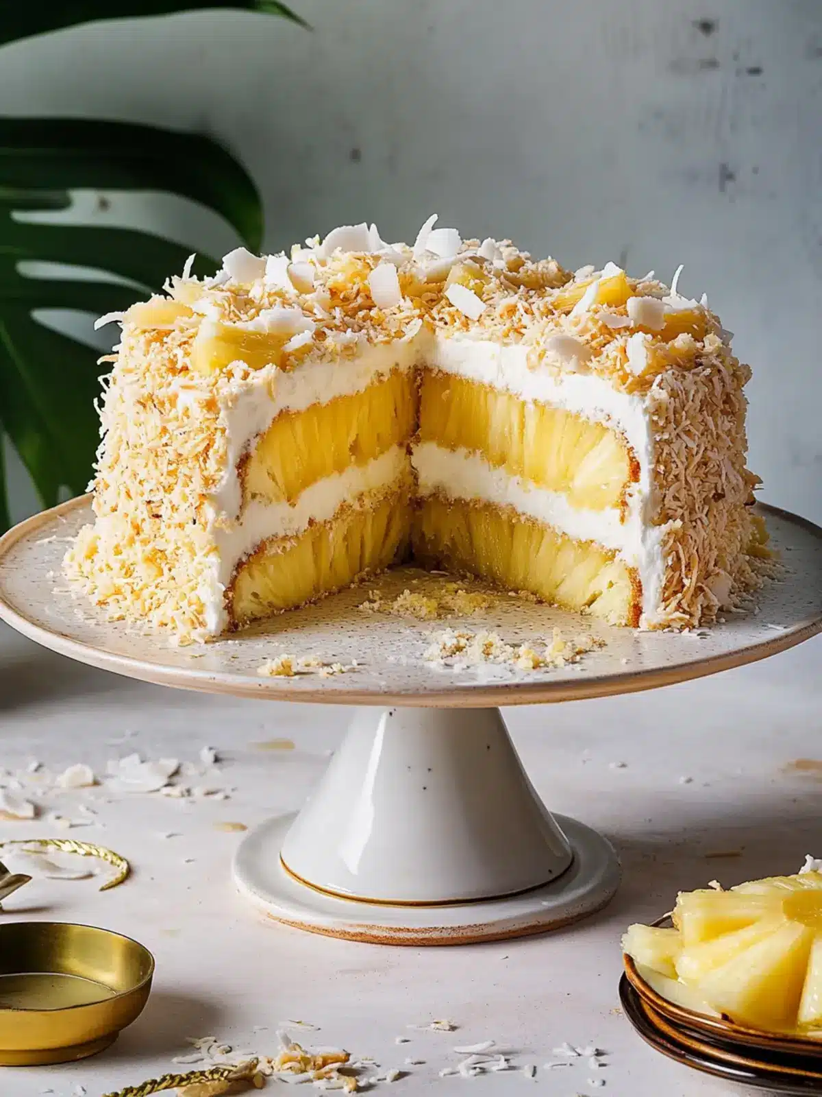 Pineapple Coconut Cake