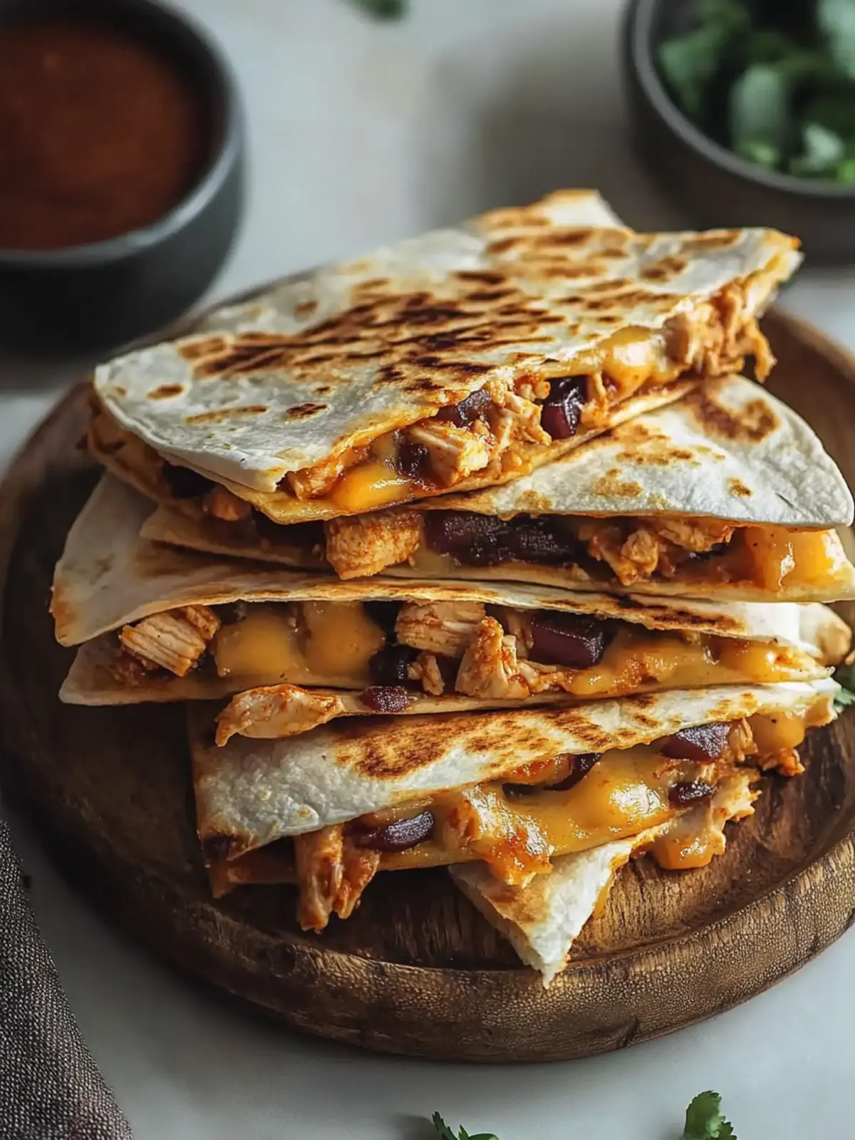 BBQ Chicken Quesadillas