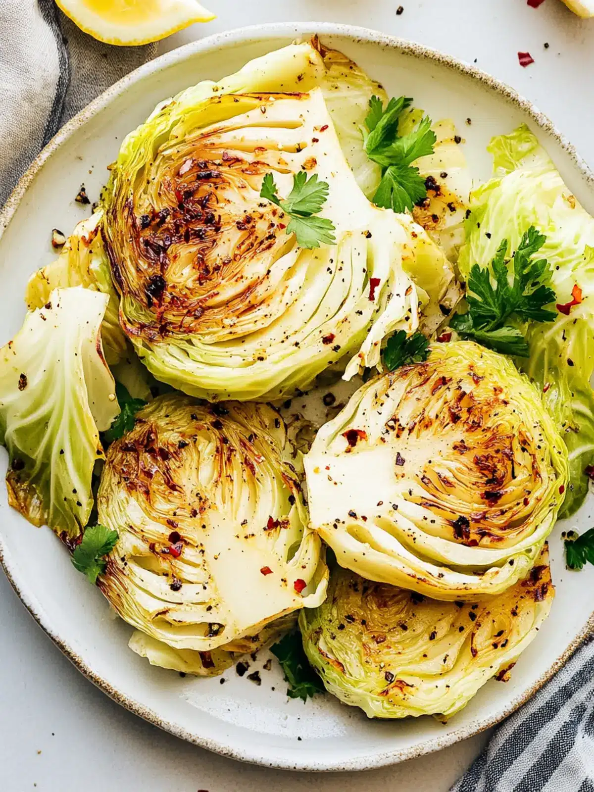 Air Fryer Cabbage