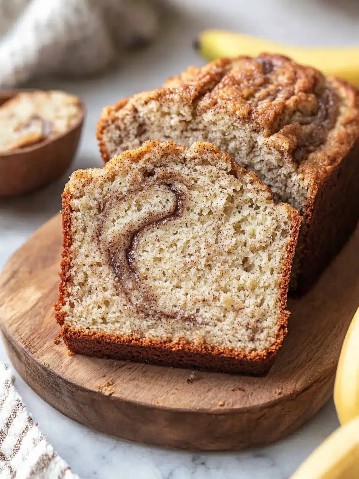 Cinnamon Swirl Banana Bread