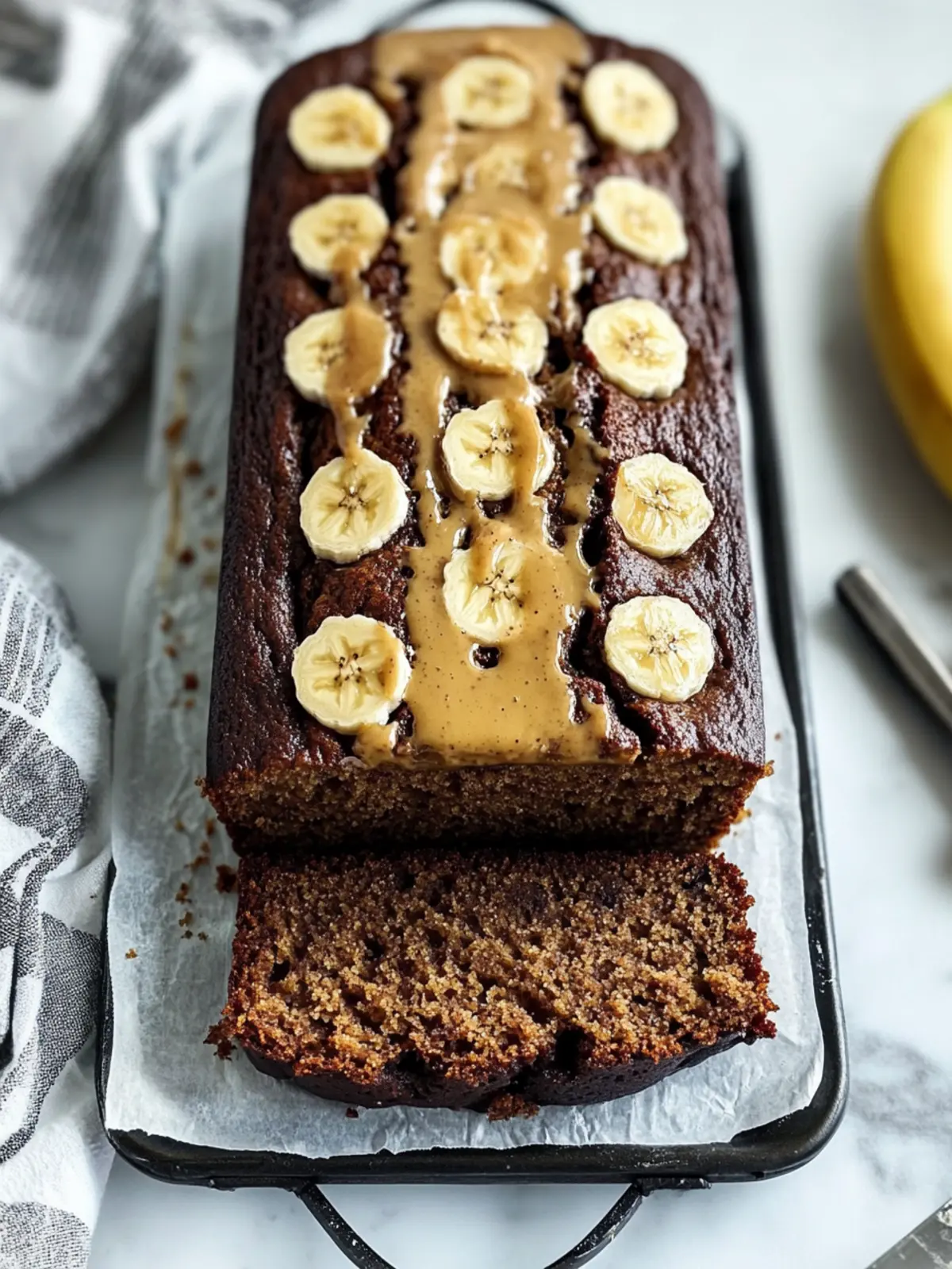 Peanut Butter Banana Bread