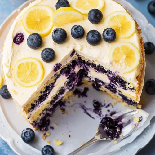 Lemon-Blueberry Cake