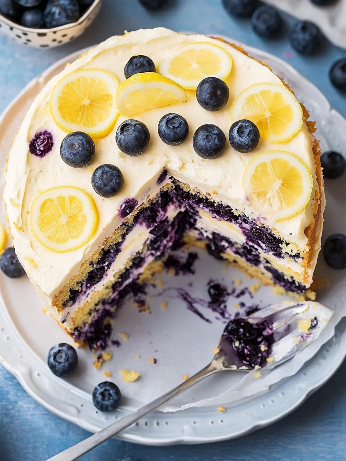 Lemon-Blueberry Cake