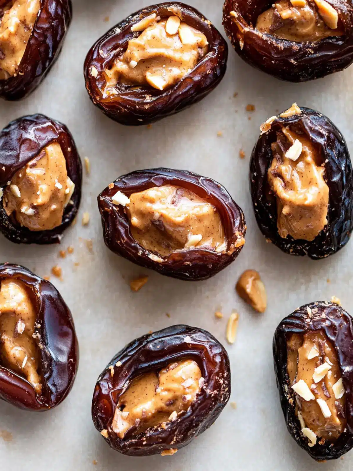 Decadent Stuffed Dates with Peanut Butter & Chocolate Bliss