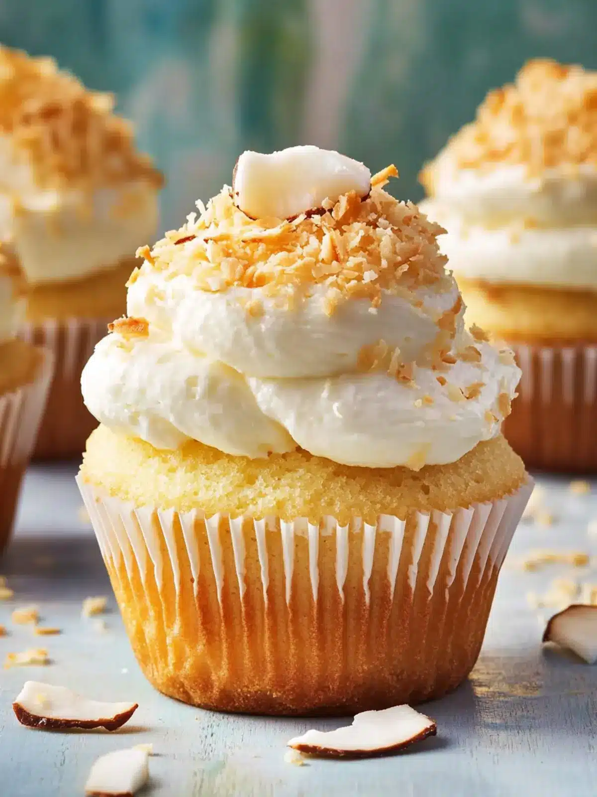 Coconut Cream Cupcakes
