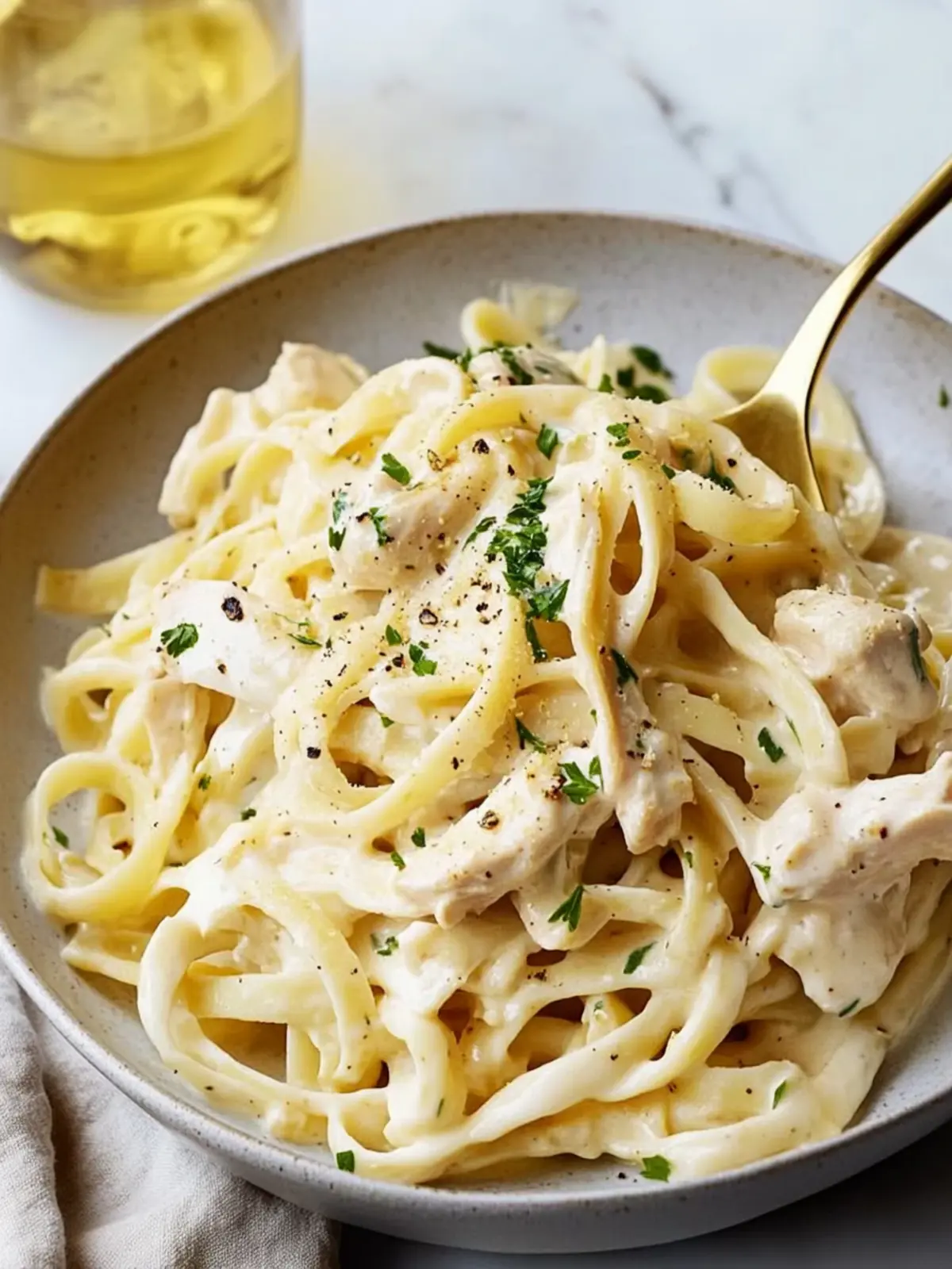 Creamy Slow-Cooker Chicken Alfredo for Effortless Family Dinners