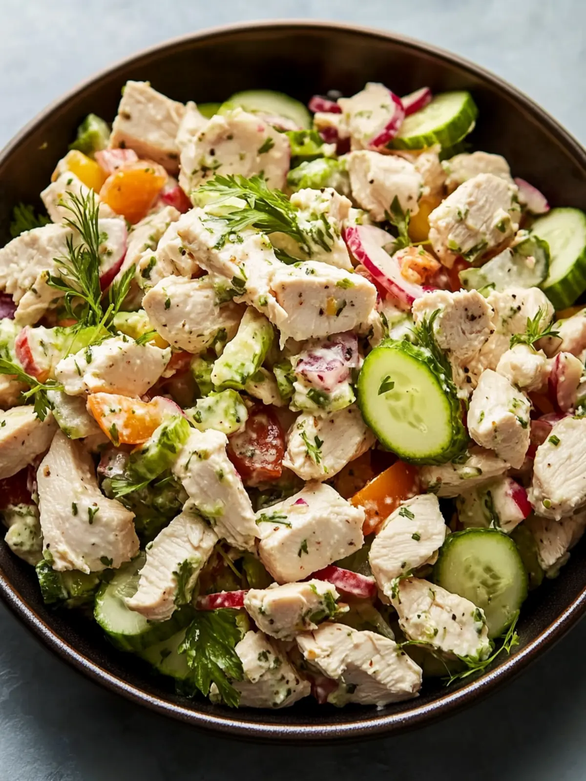 Savory Chicken Salad Recipe with a Zesty Lemon Twist