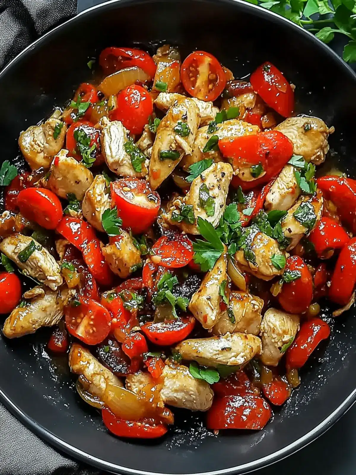 Mediterranean Chicken Stir Fry