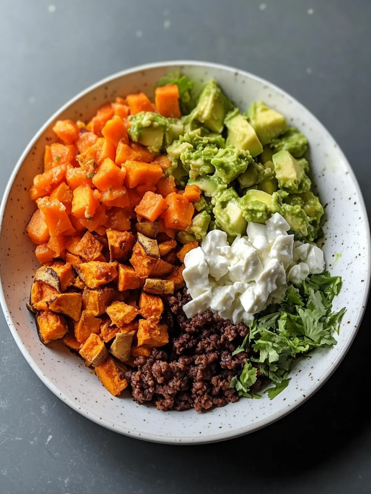 sweet potato taco bowl