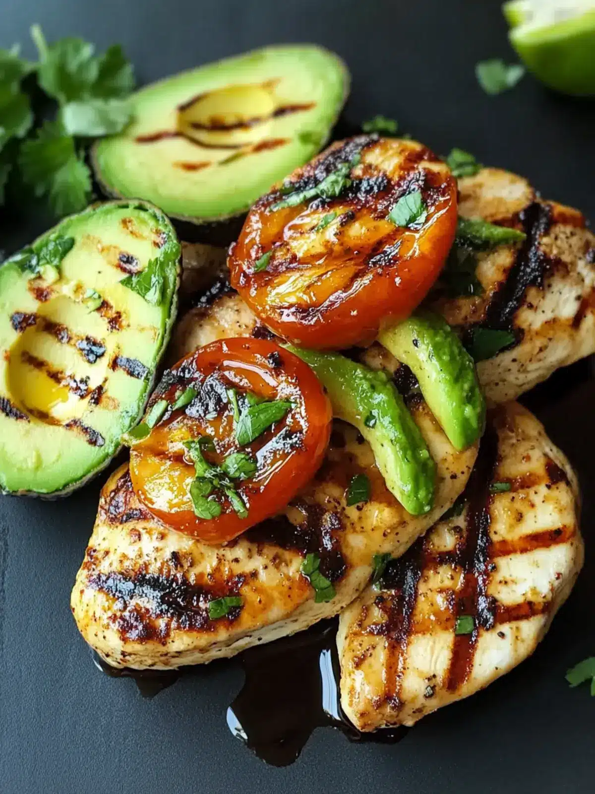 Grilled California Avocado Chicken