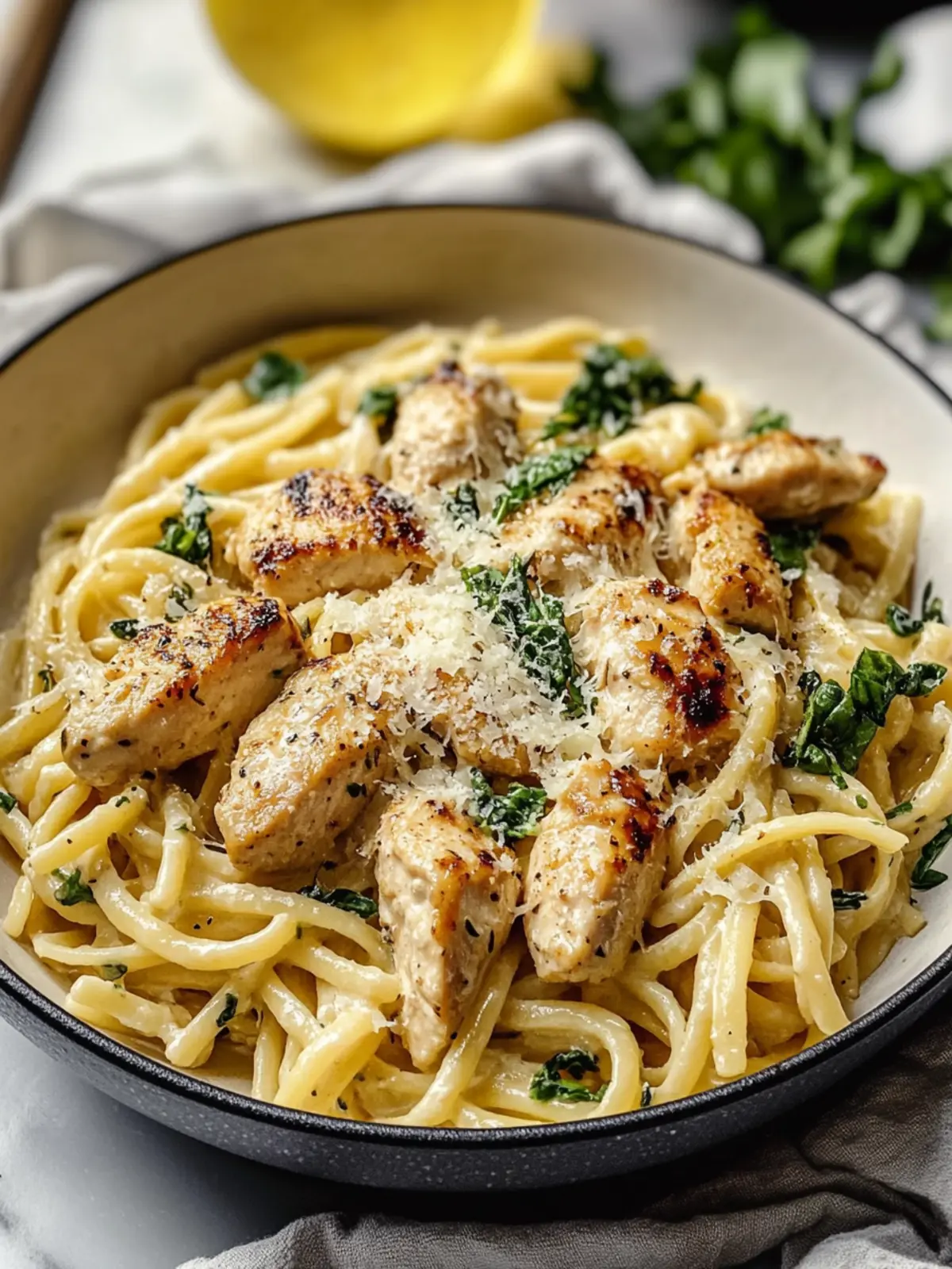 Healthy Garlic Parmesan Chicken Pasta You’ll Crave Every Night