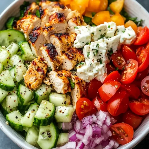 Greek Chicken Bowls