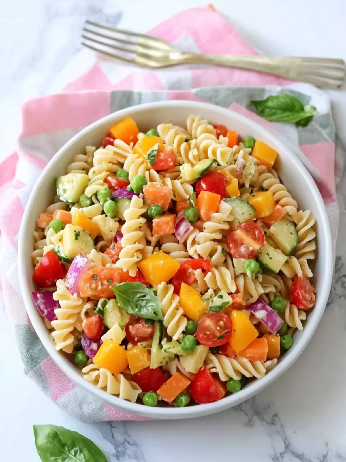 Delicious Kid-Friendly Pasta Salad Ready in Just 13 Minutes