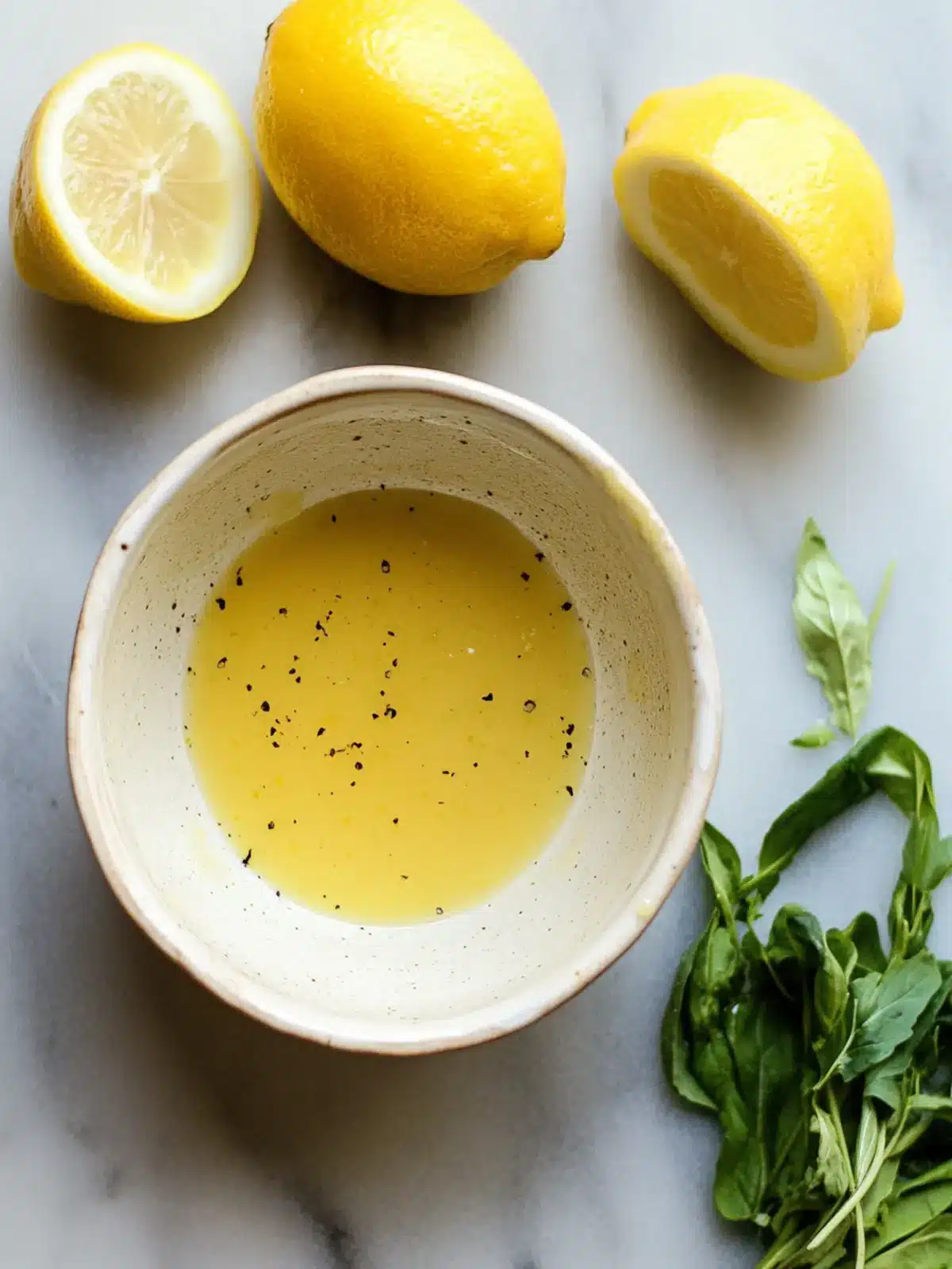 lemon vinegarette dressing