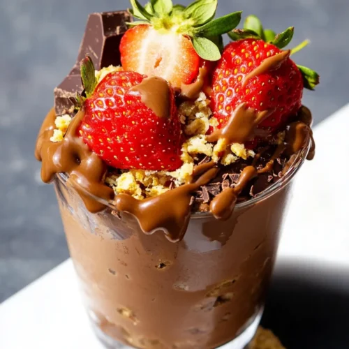 dubai chocolate strawberry cup